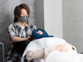 リーベル(liber)の写真/当店自慢の《安眠スパ》で頭皮環境を改善しながら身も心もリラックス。日頃の疲れを癒しにご体感ください♪