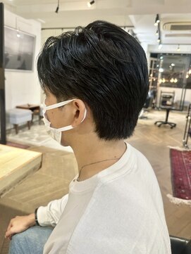 ファイブシーン アオヤマ(5SCENE AOYAMA) ビジネスヘア就活ヘアツーブロック刈り上げフェードメンズ