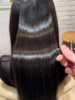 ディプティック ヘアー チェンジ ミュージアム(diptych Hair Change Museum)の写真/【髪質改善】指通りの良い憧れのツヤツヤさらさらヘアに！髪の内側から美しく、毛先までまとまる髪に…★