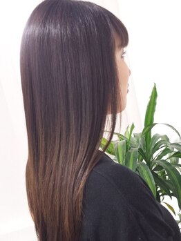 テーターテート 四日市店(tete-a-tete)の写真/ダメージや癖毛など髪のお悩みを解決◎髪のダメージを最小限に抑え、指通りなめらかな自然な仕上がりに♪