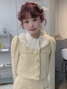 フェブ(fev) 【fev_momo】ribbon hair