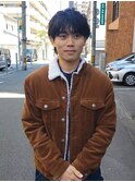 メンズ　シャドウパーマ