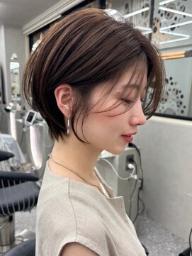 ロンド マーレ 天神大名店(Lond mare) イメチェンヘアスタイル/外ハネボブ/ブルーブラック美髪のススメ