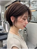 イメチェンヘアスタイル/外ハネボブ/ブルーブラック美髪のススメ
