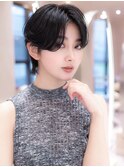 韓国レイヤー顔周りカット透明感カラー髪質改善艶髪シースルー