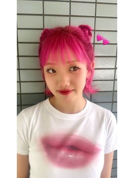 トータルビューティーサロン ディーグレース(TotalBeautySalon D.Grace) ネオンピンク/ダブルカラー