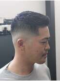 スキンフェード×ショートレイヤー刈り上げショートメンズ
