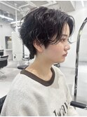 くせ毛/ショート/ハンサムショート