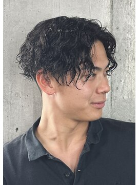 ドアベルメンズ(Door Bell Men’s) センターパート×メンズパーマ