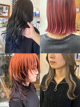 ナチュラル～デザインカラーまでお客様に合わせたスタイルを提供◎流行にとらわれない自分だけのスタイルに