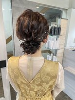 ハイル(KHAIR)&nbsp;お呼ばれアップ♪/梅田美容室/金城二千夏