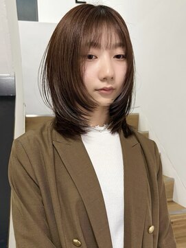 ヨーク(YOKE) 【 YOKE 】ミディアムレイヤーマロンブラウン