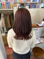 セットアップ 岡山北長瀬店(SET-UP)&nbsp;小顔　ミディアムレイヤー/コットンピンク