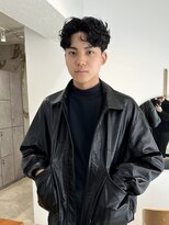 ローウェ オム 立川(LOUWE HOMME) 波巻きスパイラルパーマツイストスパイラルパーマ