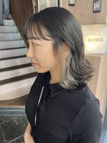 アヴァンス 難波店(AVANCE.)&nbsp;イヤリングカラー×ホワイトベージュ