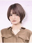 ショート×ニュアンス×小顔