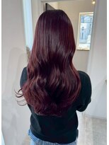 ベル サウス(BHEL south) 津市ロングレイヤーカットハッシュカット透明感カラー重めロング