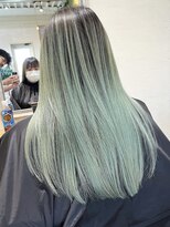 エミューバイメルシー(emmu by MERCI)&nbsp;ペールグリーンバレイヤージュ