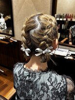 バンブーグラス(Bamboo grass)&nbsp;お呼ばれツインアレンジ