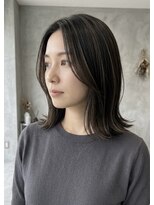パーミングハウス(Perminghouse)&nbsp;大人の小顔見せ外ハネミディアムボブ
