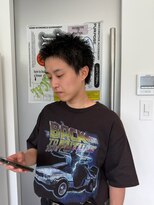 ウーズ ハラジュク(Ooze.HARAJUKU) ハッシュカットグレージュデザインカラーツートーンカラー原宿