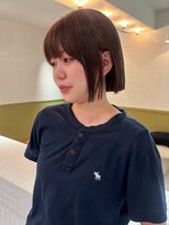 エミィ(emme)&nbsp;ミニボブ×マロンベージュ【hana】