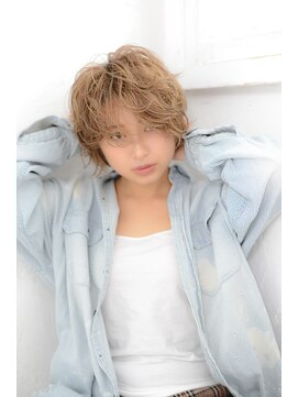 ラボヌール ヘアーウル 春日部西口店(La Bonheur hair heureux) ラフショートウェーブ19.