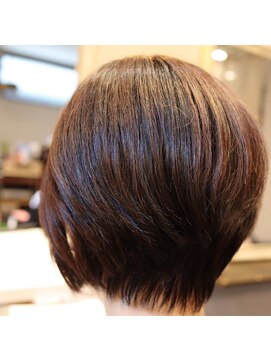 クウ ヘアーアンドスパ(Qu Hair & Spa) 大人可愛いショートボブ