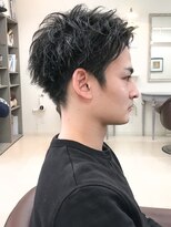 アンルポン(un.le.pont)&nbsp;[m]ワイルドアップバングソフトツーブロショートレイヤーマット