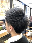 ツーブロショート