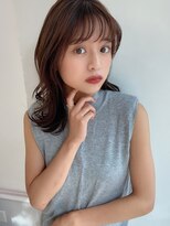 ハニーシブヤ(HONEY shibuya) 【kayak 小室里奈】20代30代愛され小顔ミディ外ハネ