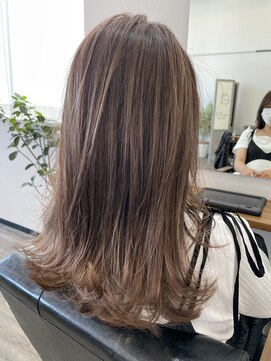 フラッグヘア 新宮店(Flag HAIR) イルミナ☆透明感ベージュ☆ハイライト