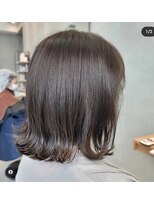 レガロ(Regalo)&nbsp;切りっぱなしボブ×ミントアッシュ　〈春日井 Regalo レガロ〉