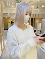 パランケイビューティー シンジュク(PALAN K-Beauty)&nbsp;タンバルモリ、タッセルボブ、ホワイトベージュ、ケアブリーチ