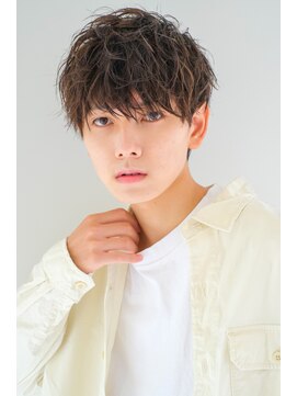 ヘアサロンガリカアオヤマ(hair salon Gallica aoyama) ツイストスパイラル束感ショートツーブロックマッシュ