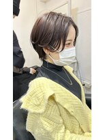 イオエ 岡本(ioe)&nbsp;髪質改善/チェリーブラウン/モード/ダークアッシュ/イメチェン