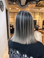 ヘアスペース リズム グリーン(Hair space Rizm green) バレイヤージュ