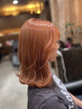 カフェアンドヘアサロン リバーブ(cafe&hair salon re:verb) オレンジベージュ☆