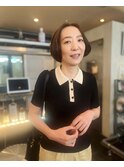 フレンチ風ショートボブ