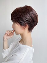 トルネード(TORNADO)&nbsp;大人ショート前髪あり丸顔絶壁面長エラ張りマッシュ K1221