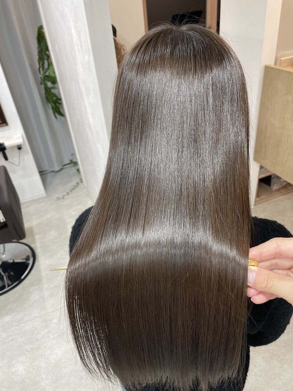 カット+カラー+髪質改善ストレート+BYKARTE＆ODRプレミアムTR　\30000