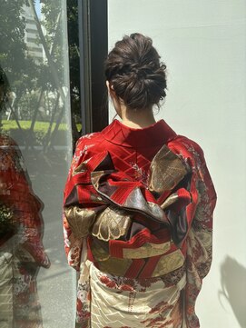 サロンドユー ヘッドスパサロン プログレ(SALON DE U head spa salon PROGRE) 和装　シニョン