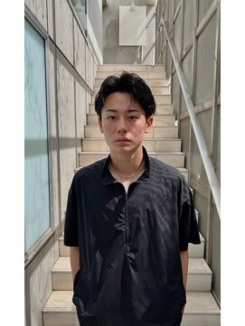 ニコ トウキョウ ヨコハマ(nico) メンズ/センターパート/ニュアンスパーマ