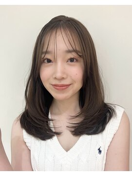 バイオレットジェム(Violet`jem) 内巻きレイヤー顔まわりカット大人可愛いシースルーバングNA-01