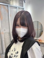 イオエ 梅田(ioe) ダブルカラー/大人ボブ/黒髪スタイル/髪質改善/縮毛矯正