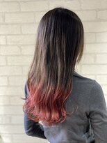 ビスイル 秋葉原店(Vis ill) ダブルカラーケアブリーチベージュピンクボブミニウルフリタッチ