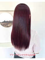 ミウミウヘア(miu miu hair)&nbsp;ブリーチなしでできるピンク♪