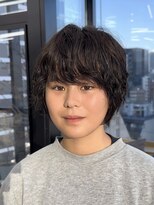 ビューナゴヤ 名駅(VIEW NAGOYA)&nbsp;前髪カタログ/イメチェンスタイル／ウェーブパーマ/こなれミディ