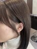 【有江指名限定☆】顔まわりカット＋透明感カラー6600円