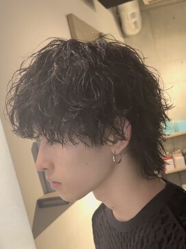 フィフスパーク(fifth PARK) メンズツイストスパイラルパーマ渋谷緩めシャドウパーマ韓国風